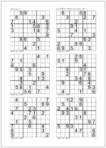 Free Printable Sudoku Sheets on On Image Or Pdf 6 Sudokus Per Page Download Free Sudoku Puzzles