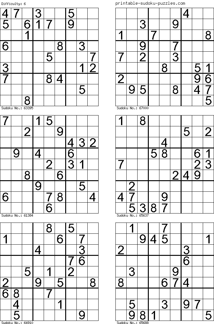 Sudoku gratuito online. imprimir Sudoku #100.